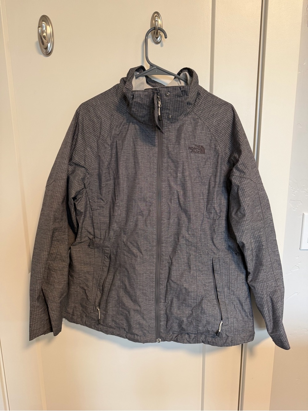 The North Face Women's Heather Charcoal Hooded Ski Shell